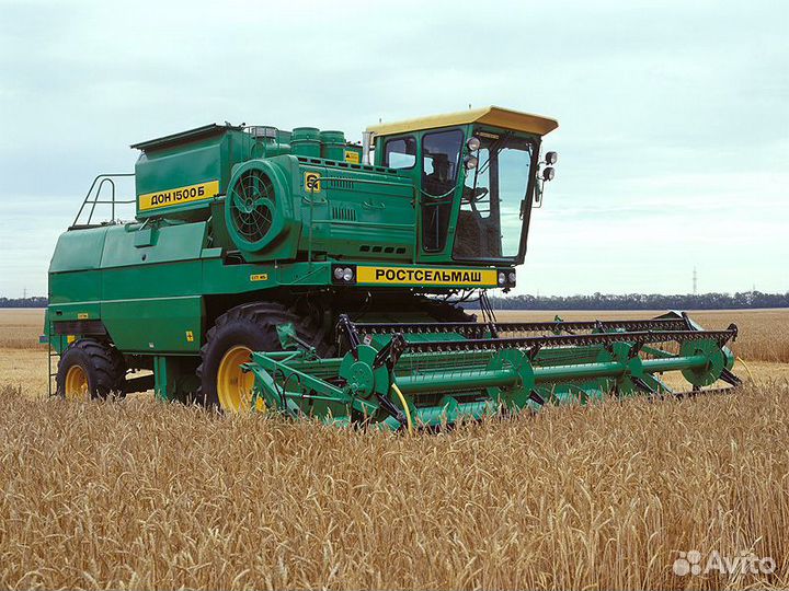 Уборка урожая зерновых и бобовых