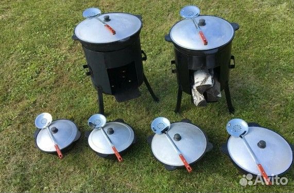 Казан чугунный Узбекистан с крышкой