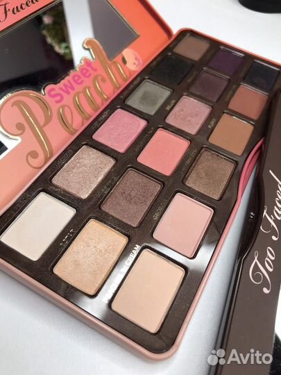 Huda beauty тени, Too Faced Sweet Peach, Naked