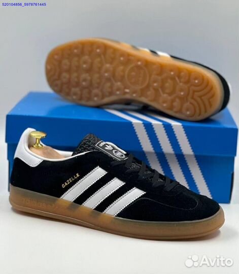 Кроссовки Adidas Gazelle Black (Арт.42194)