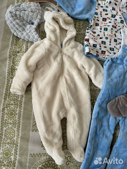 Вещи пакетом для мальчика с рождения до года
