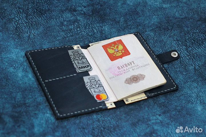 Обложка на паспорт с гравировкой