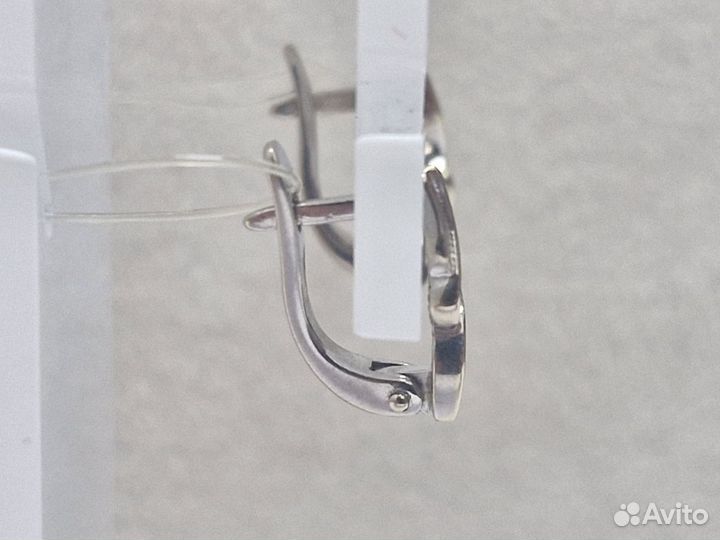 Золотые серьги с бриллиантами. Арт153