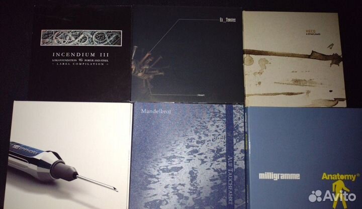CD диски оригинальные IDM, industrial, ambient