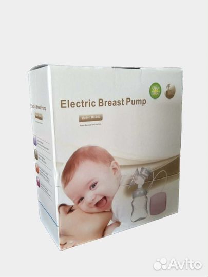Молокоотсос электрический, с бутылкой