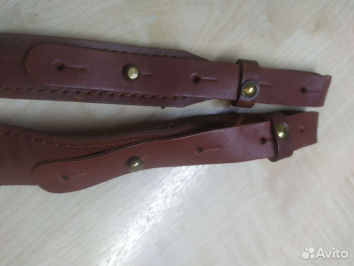 Ремень ружейный кожаный