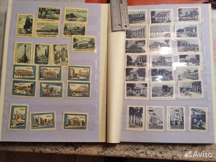 Этикетки спичечные СССР в альбоме