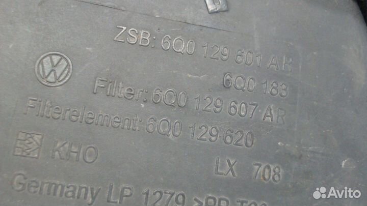 Корпус воздушного фильтра Volkswagen Polo, 2001