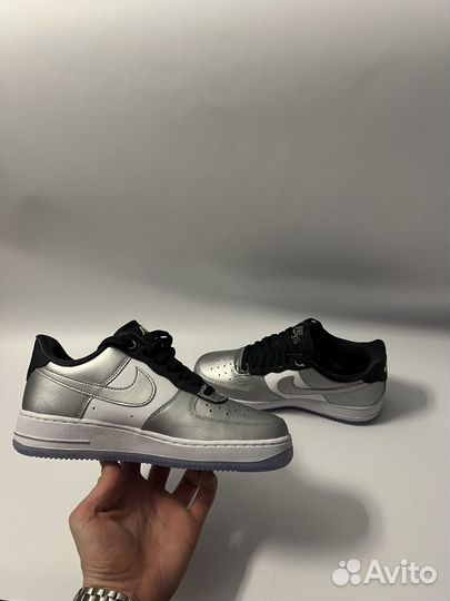 Кроссовки Nike air force 1 Metallic