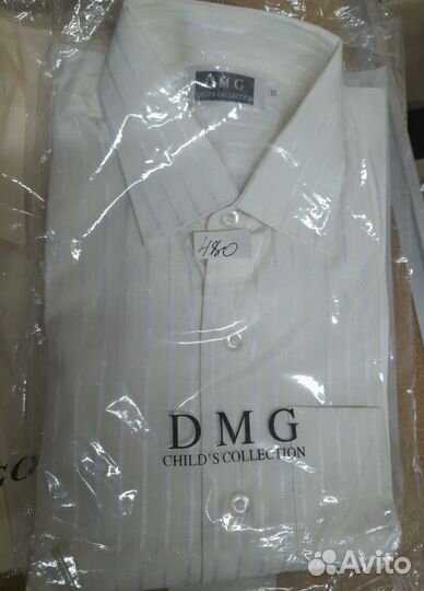 Рубашка новая, рост 140 и 146
