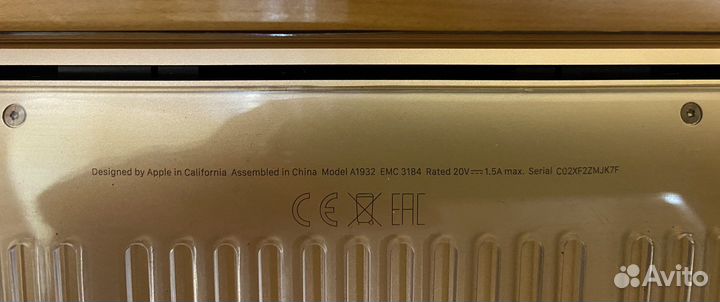 Macbook air 13 2018 retina с кробкой)