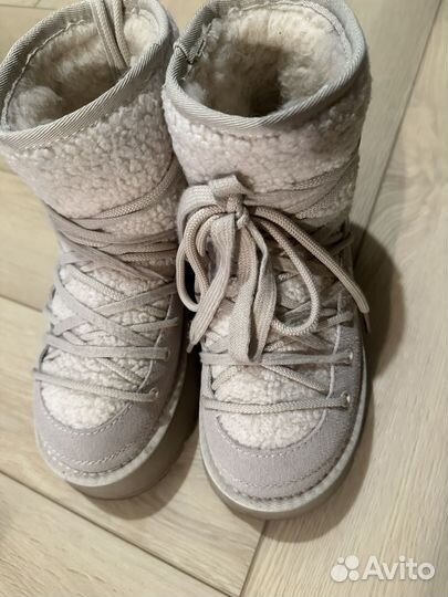 Натуральная овчина сапоги