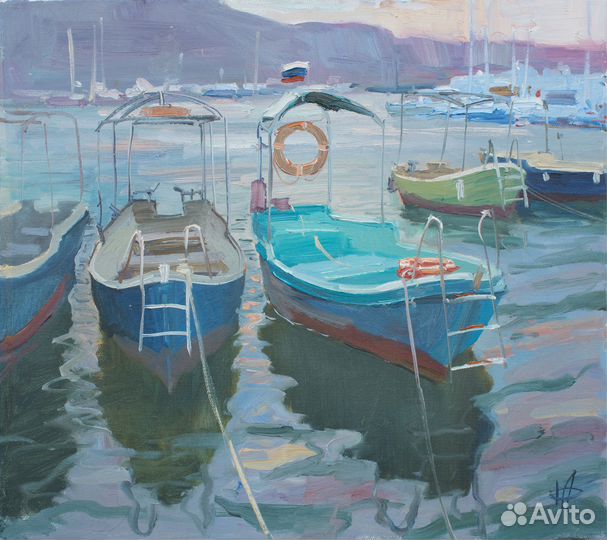 423 Прогулочные лодки Балаклавы Анны Давыдченко