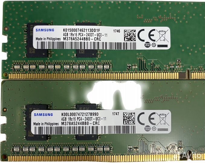 Оперативная память (озу) ddr4 samsung 4gb 2400