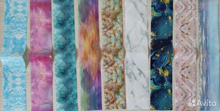 Фольга переводная для ногтей для маникюра