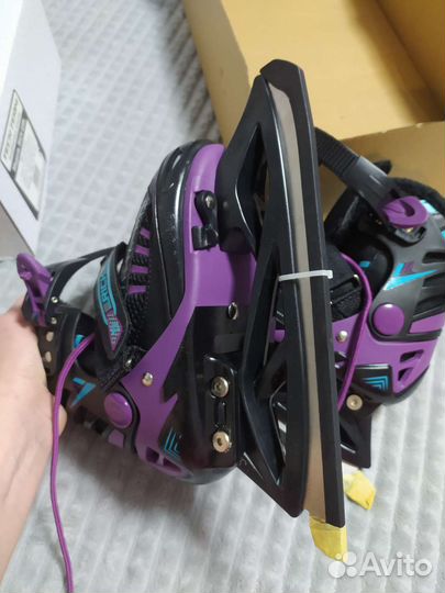 Коньки раздвижные 31-34 для девочки