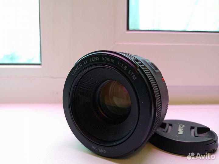 Объектив canon 50mm 1 8 stm