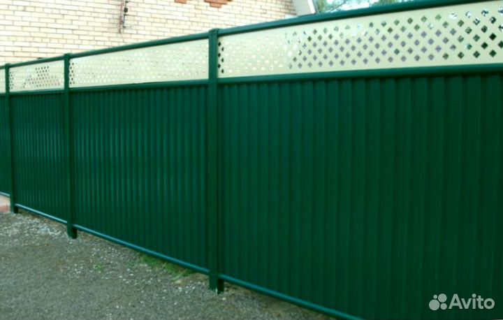 Забор из профнастила 