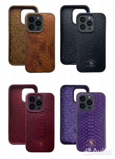 Apple iPhone 14 / 14 Pro / 14 Pro Max чехол кожа