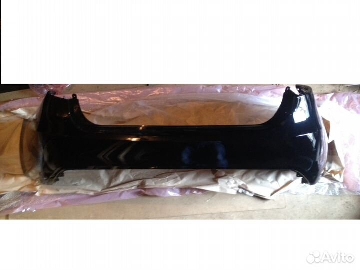 Бампер задний Kia Rio 3 в цвет черный MZH