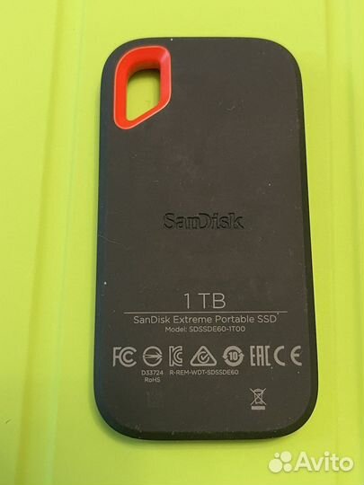 Внешний диск SSD Sandisk Extreme Portable, 1тб