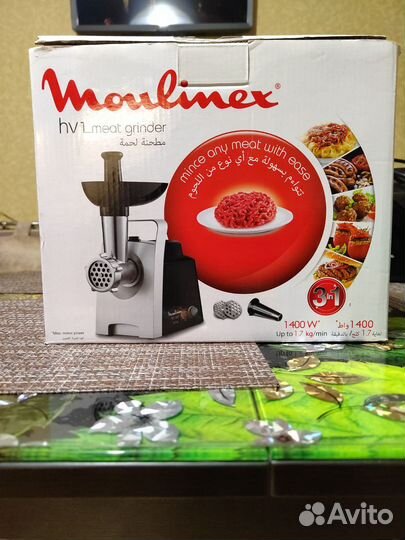 Мясорубка электрическая moulinex