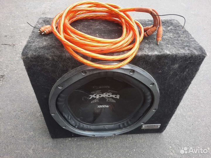 Сабвуфер sony xplod 1000w