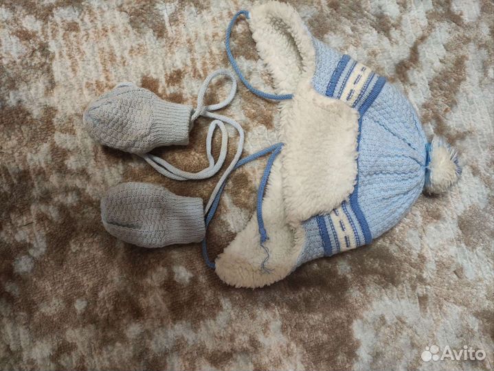 Шапочка, варежки