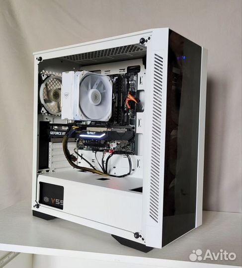 Игровой RTX 4060 Ryzen 5600 b550 16Гб 550W gold