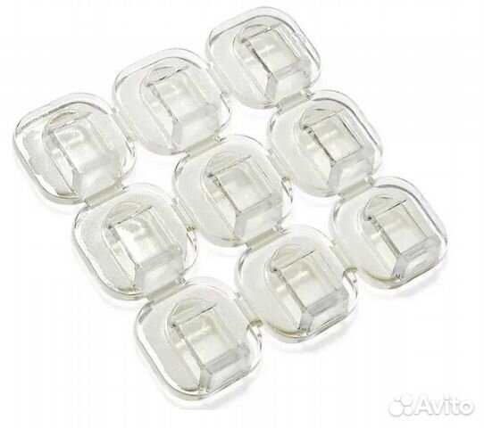 Клипсы самоклеящиеся для проводов и гирлянд