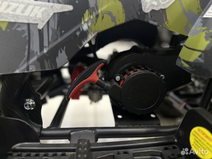 Детский квадроцикл Grizlik Х16 PS желтый камуфляж