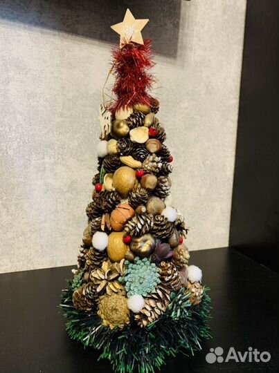 Поделка новогодняя, эко Елка