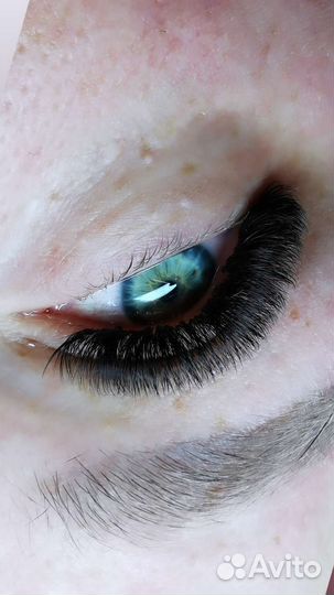Наращивание ресниц на дому