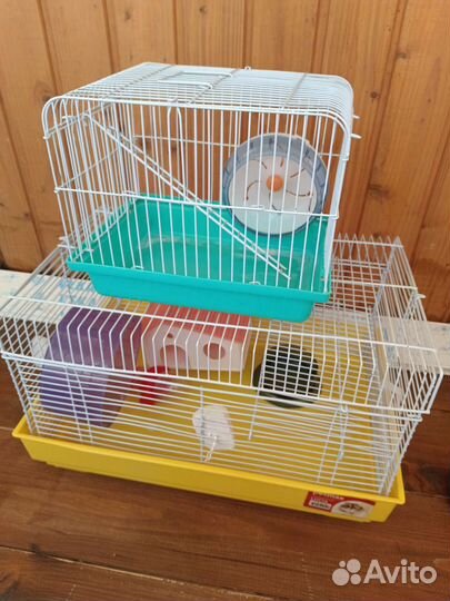 Клетка для хомяка и переноска в подарок
