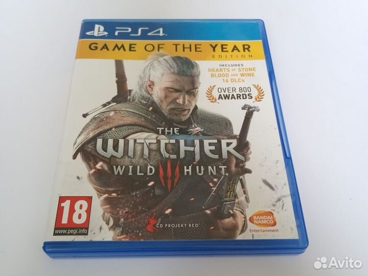 Ведьмак 3 Игра года Английская версия ps4