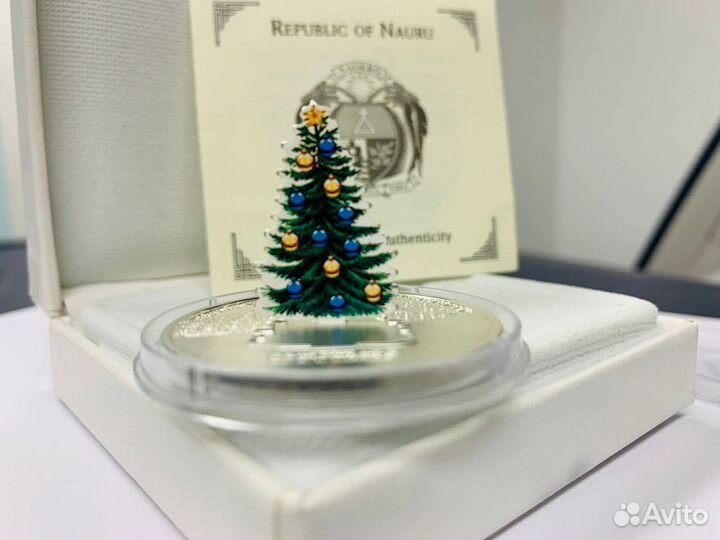 Серебряная монета 