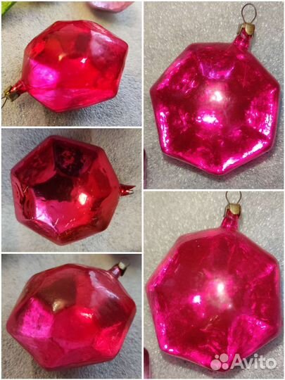 Кристаллы СССР елочные игрушки