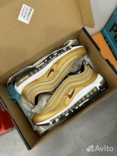 Nike Air max 97 metallic gold