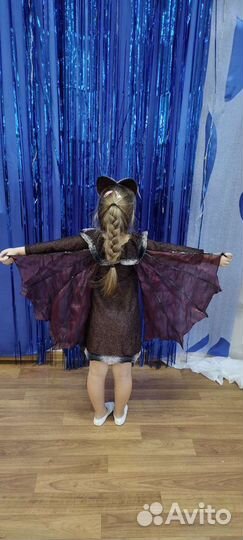 Костюм летучей мыши, карнавальный костюм. Прокат