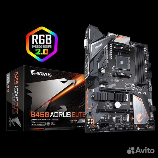 Отправлена Материнская плата Aorus Elite b450 v1