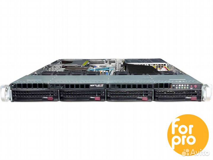 Supermicro 1U X11DPU 4LFF 2x6154Gold 768GB, 9361