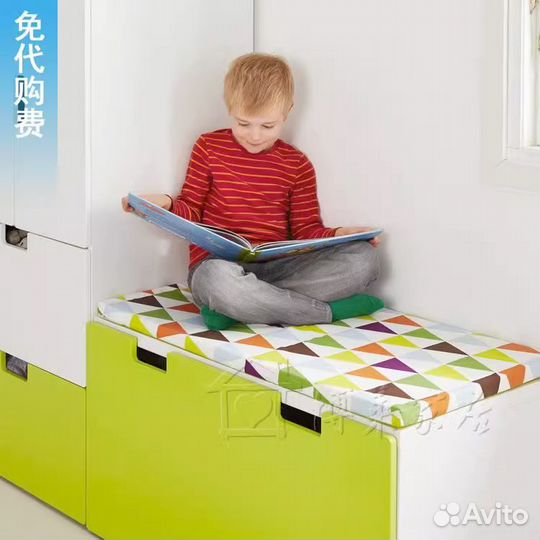 Подушка со съёмным чехлом IKEA 90*49