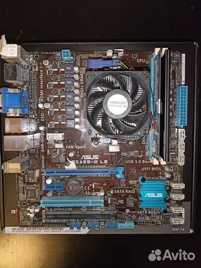 Сборка на материнская плата asus F2A85-M LE