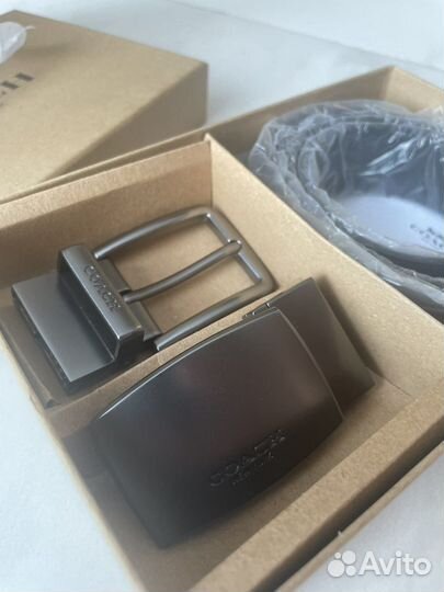 Ремень мужской coach / подарочный набор