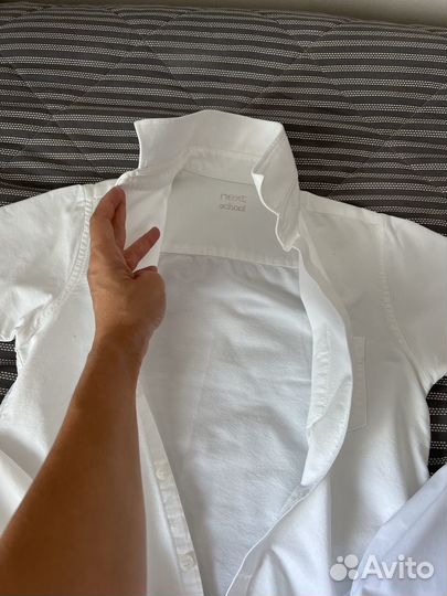 Рубашки на 128 и 134 next и h&m