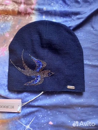 Шапка женская демисезонная новая с биркой