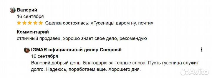 Гусеницы 230X48X64 Батуми