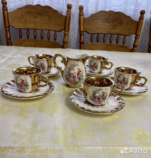 Кофейный сервиз гдр Hakan Porselen