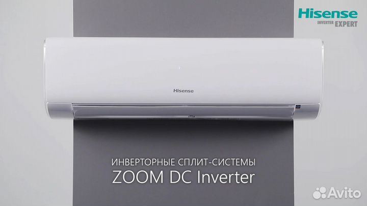 Инверторная сплит-система Hisense Zoom DC