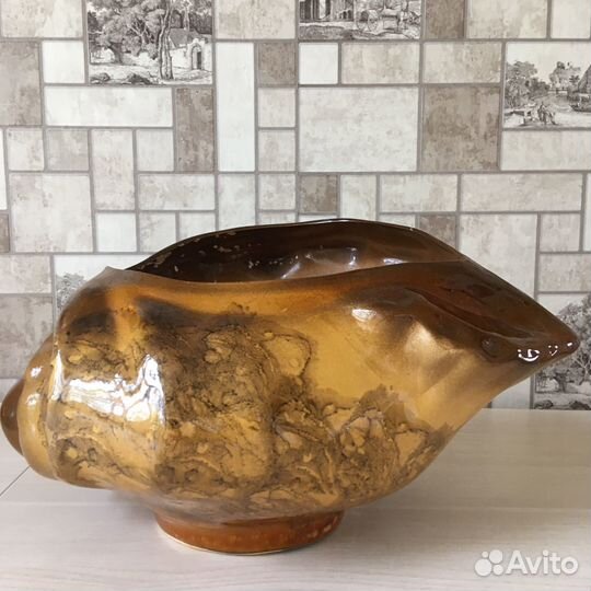 Горшок «ракушка« керамический цветочный